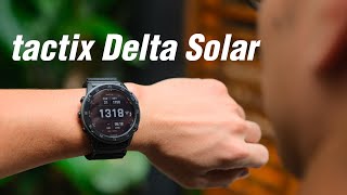 Trên tay đồng hồ chuyên QUÂN SỰ CAO CẤP NHẤT của Garmin tactix Delta Solar [upl. by Onibla]