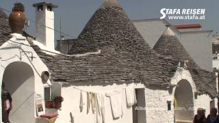 STAFA REISEN Reisevideo Alberobello Apulien Italien [upl. by Jb]