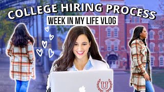 College Faculty Onboarding → The hiring process salary degrees classroom  week in my life vlog [upl. by Attaynek]