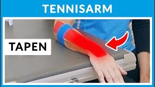 Tennisellenbogen  Tennisarm KinesioTape  Übungen Teil 2 [upl. by Bicknell357]