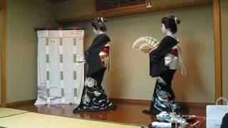 Japanese Geisha dance at Mukoujima ryotei 2 [upl. by Darrill875]