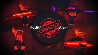 FISCH BESTIARY ROSLIT VOLCANO 100  REQUIREMENTS  Roblox [upl. by Cinomod]