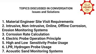 Corrosion Erosion Monitoring Corrosion Rate Calculation Probe Operation Principle Probe Usage [upl. by Rowe636]