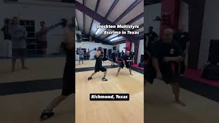 Sparring Drills  Stockton Multistyle Escrima  Texas [upl. by Gaidano182]