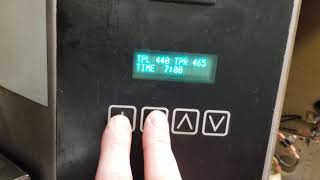 Changing oven temp on a lincoln impinger [upl. by Allicsirp]