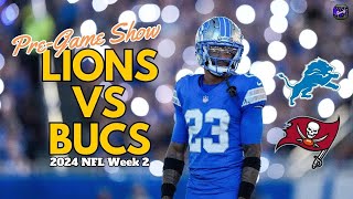 Detroit Lions PreGame Show  NFL Week 2 vs Tampa Bay Buccaneers  Johnny Gaz Sports [upl. by Eenitsed]