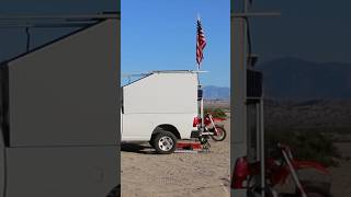 Truck Camper Ocotillo Wells dirt bike camp [upl. by Anuahc596]