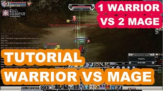 RF ONLINE Duel Warrior VS Mage  Bellato VS Cora  rf online classic server omega  dian pratama rf [upl. by Latini371]