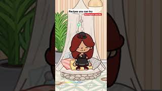 Recipes you can try in Toca boca Life  Toca boca food hacks [upl. by Ellenwad145]