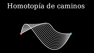 Homotopías de caminos  Paseos topológicos 1 [upl. by Nobell]