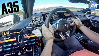 MercedesAMG A35  0100 kmh RACE START [upl. by Mcclenaghan]