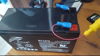 Fishfinder garmin striker 4 Battery connections soldering [upl. by Rolland]