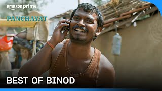 Best Of Binod From Panchayat  Prime Video India [upl. by Joliet491]