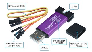 программатор STlink V2 для STM8  STM32  установка драйвера [upl. by Himelman13]