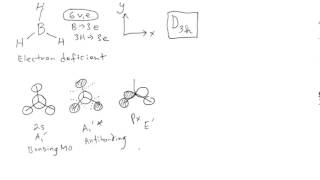 borane molecular orbitals [upl. by Eppie729]