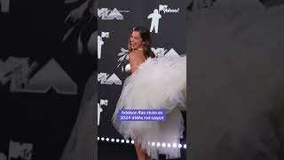 Addison Rae stuns on 2024 VMAs red carpet  shorts yahooaustralia [upl. by Ased]