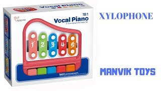 VOCAL PIANO XYLOPHONE  UNBOXING amp PLAY  MODEL NO MX008 [upl. by Gennie]