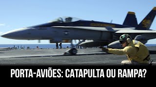 Catapulta ou rampa Veja como são as decolagens em portaaviões [upl. by Anaxor]