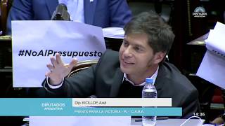 Diputado Kicillof Axel  Sesión 24102018  PL [upl. by Phyllida900]