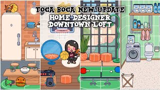 Toca Boca New Home Designer Downtown Loft  Toca Life World New Update  NecoLawPie [upl. by Kandy]