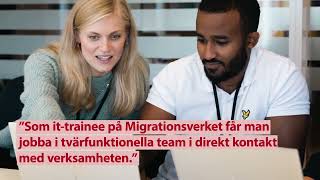 Bli ittrainee på Migrationsverket [upl. by Sirred]