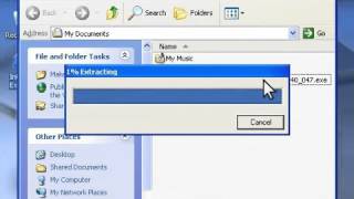 Installing an HP Full Feature Printer Driver in Windows XP USB [upl. by Namreh]