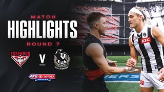 Essendon v Collingwood Highlights  Round 7 2024  AFL [upl. by Atwahs]