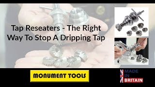 Tap Reseaters  The Right Way To Stop A Dripping Tap [upl. by Hardie]