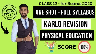 ONE SHOT  Complete Physical education  Class 12  Boards 202223 [upl. by Cogn725]