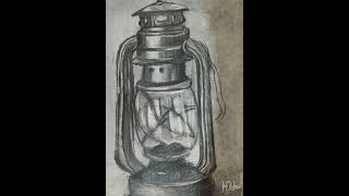 Lantern drawing hyperrealistic drawing [upl. by Kristofer]