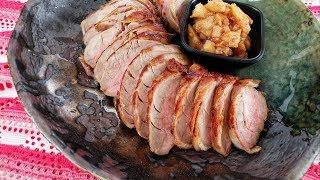 Pork Tenderloin Wrapped in Bacon [upl. by Zitah]