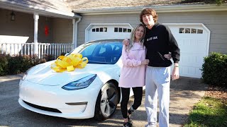 Surprising My Mom With a Tesla [upl. by Ladew171]