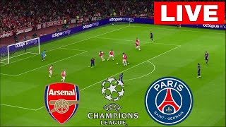 🔴LIVE ARSENAL vs PSG I CHAMPIONS LEAGUE 202425 MATCH  FULL STREAMING I LIVE NOW [upl. by Isak872]