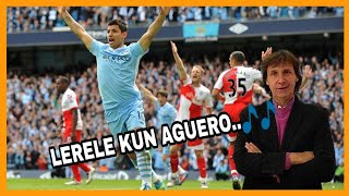 GOL DEL KUN AGUERO MANCHESTER CITY CAMPEON 2012 RELATOR ARGENTINO  HD [upl. by Spearman]