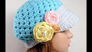 Crochet Hats And Headbands Designs [upl. by Eeladnerb]