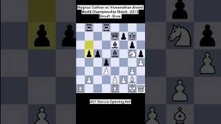 Game  3 Magnus Carlsen vs Viswanathan Anand World Championship Match 2013 chess chessshorts [upl. by Cheryl769]