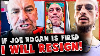 Dana White THREATENED to RESIGN as UFC president to PROTECT Joe Rogan from getting FIRED UFC 300 [upl. by Marketa822]