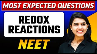 REDOX REACTIONS  Most Expected Questions in 1 Shot  NEET [upl. by Aibonez138]