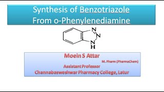 Synthesis of BenzotriazoleFrom oPhenylenediamine [upl. by Hoopes369]