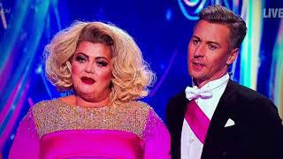 Gemma Collins versus Jason Gardiner Dancing on Ice  20 Jan 2019 [upl. by Gaulin]