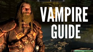 SKYRIM Remastered  THE FULL VAMPIRE GUIDE UPDATED [upl. by Eannaj]