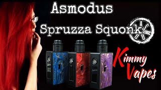 Asmodus Spruzza Squonk Kit Review [upl. by Leacim]