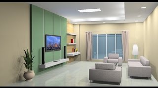 Interior design tutorial using Google Sketchup [upl. by Elkin]