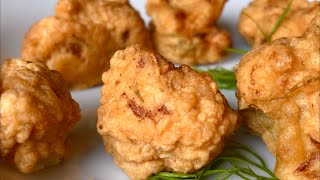 Crispy Fried Cauliflower Bites  Em’s Kitchen [upl. by Elodea]