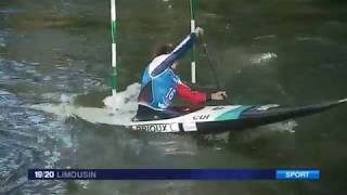 Lucie Prioux aux mondiaux de kayak [upl. by Akemal]