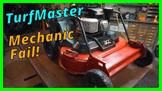 TORO Turfmaster Mechanic FAIL FULL Service amp Repairs  Kawasaki FJ180V Engine [upl. by Don]