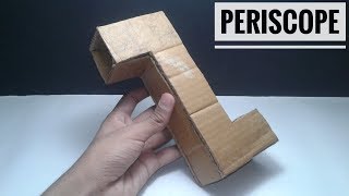 How To Make Simple Periscope From Cardboard and Mirrors  Periscope [upl. by Serafina]