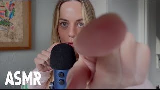 ASMR ✧ pokingscrapingbrushing your face  mic w different objects amp closeup visuals to sleep [upl. by Schatz852]