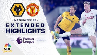 Wolves v Manchester United  PREMIER LEAGUE HIGHLIGHTS  212024  NBC Sports [upl. by Balling]